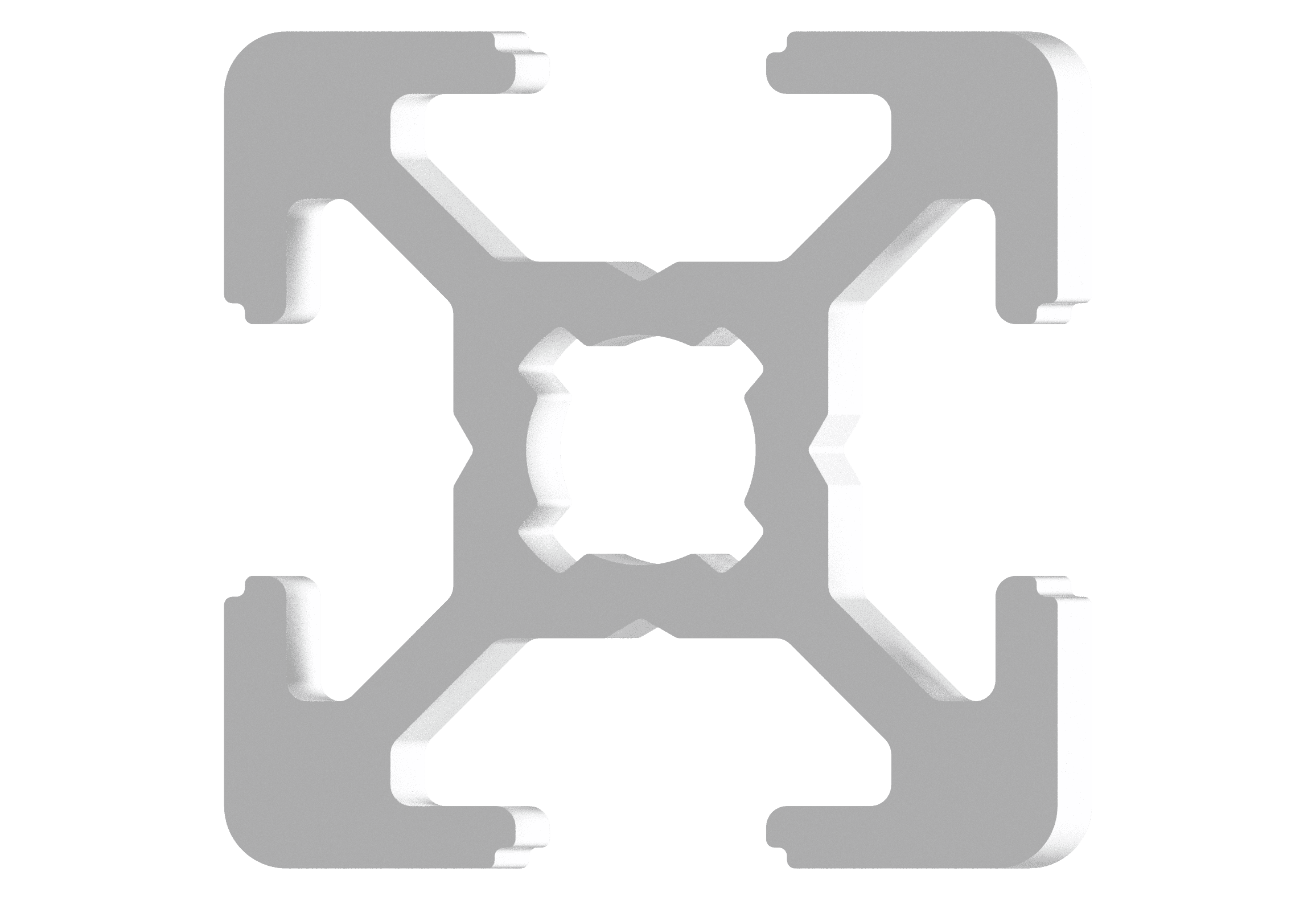 Aluminiumprofile silber eloxiert
