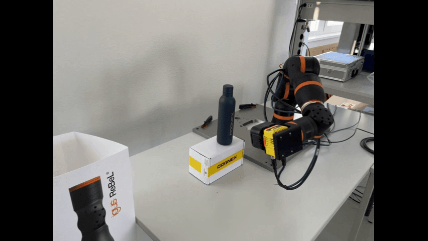 Kameragestützte Qualitätssicherung mit einem igus ReBeL Cobot