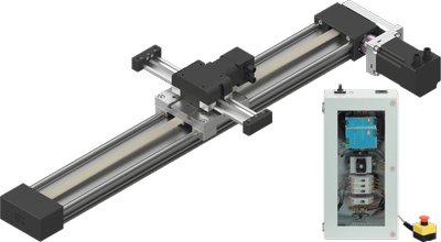 Linienportal | Schrittmotoren mit Encoder | Arbeitsraum 500x150 mm